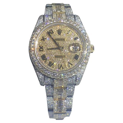 40mm iced out swiss movement rolex replica|iced out rolex models.